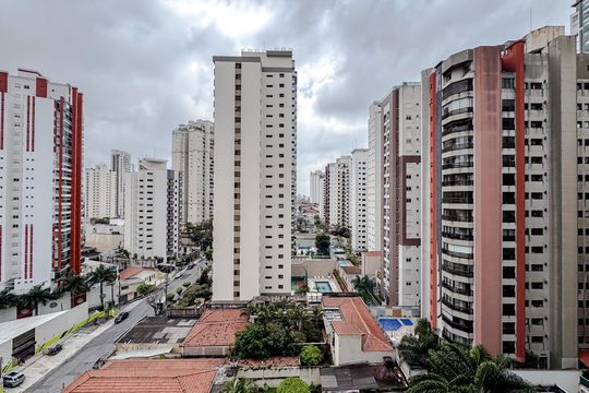Vista do Quarto 2 de apartamento para alugar com 3 quartos, 130m² em Vila Regente Feijó, São Paulo