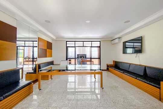 Área comum de apartamento para alugar com 3 quartos, 130m² em Vila Regente Feijó, São Paulo