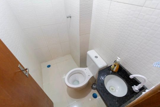 Banheiro de apartamento para alugar com 2 quartos, 42m² em Vila Euthalia, São Paulo