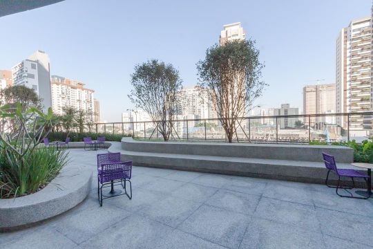 Área Comum de kitnet/studio para alugar com 1 quarto, 30m² em Jardim das Acacias, São Paulo