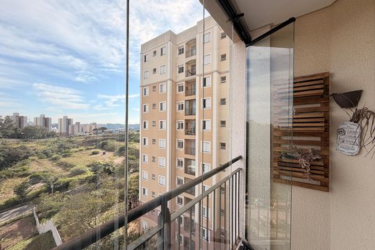 Sacada de apartamento para alugar com 2 quartos, 50m² em Vila Nambi, Jundiaí