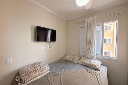 Quarto 2 de apartamento à venda com 2 quartos, 50m² em Vila Nambi, Jundiaí
