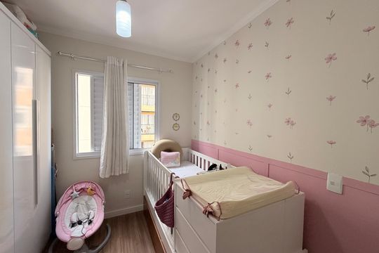 Quarto 1 de apartamento para alugar com 2 quartos, 50m² em Vila Nambi, Jundiaí