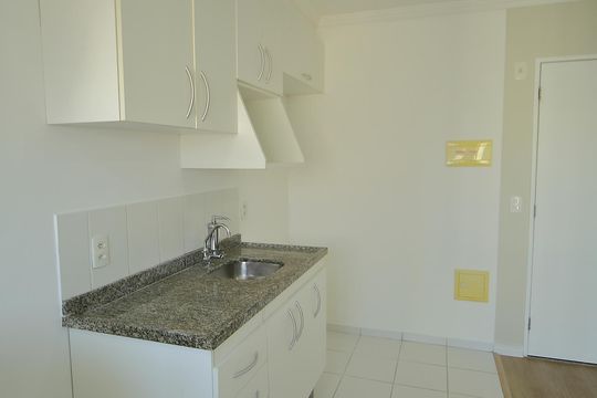 Cozinha  de apartamento à venda com 2 quartos, 49m² em Planalto, São Bernardo do Campo