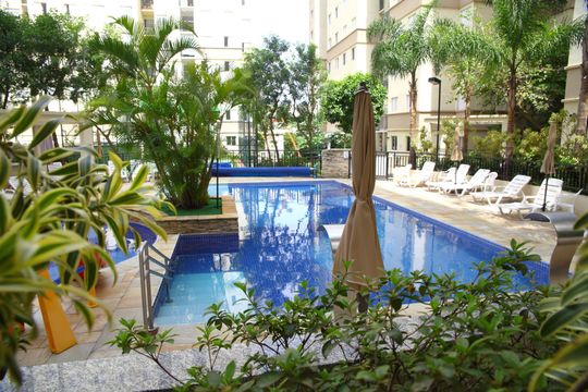 Área comum - Piscina de apartamento à venda com 2 quartos, 49m² em Planalto, São Bernardo do Campo