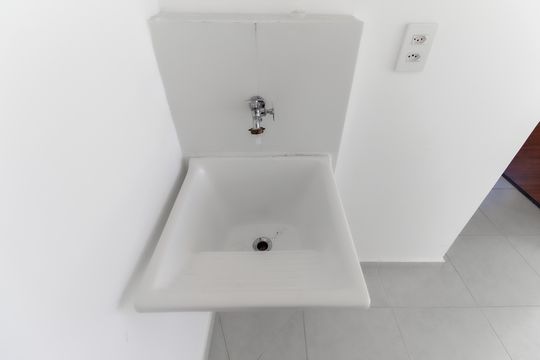 Sala - Cozinha de apartamento para alugar com 2 quartos, 32m² em Jardim Soares, São Paulo