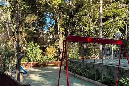 Área Comum - Playground de kitnet/studio para alugar com 1 quarto, 32m² em São Conrado, Rio de Janeiro