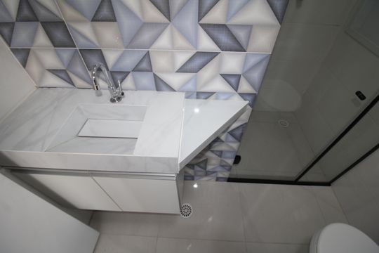 Banheiro de apartamento para alugar com 2 quartos, 53m² em Jardim São Paulo, São Paulo