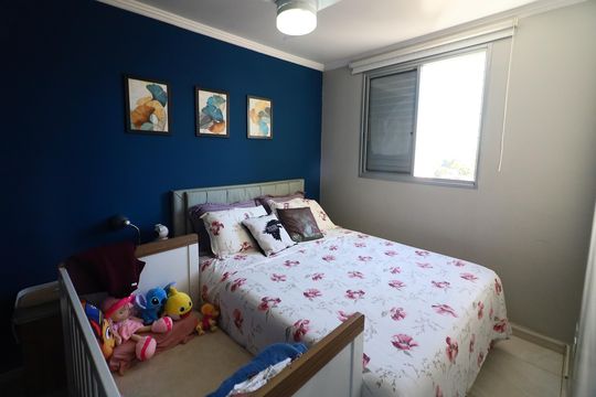 Quarto 1 de apartamento para alugar com 2 quartos, 55m² em Jardim Roberto, Osasco