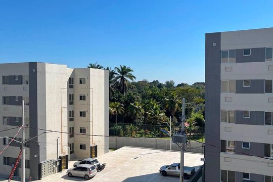 Área externa de apartamento para alugar com 2 quartos, 42m² em Jardim Paraíso, Nova Iguaçu