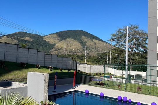 Área externa de apartamento para alugar com 2 quartos, 42m² em Jardim Paraíso, Nova Iguaçu