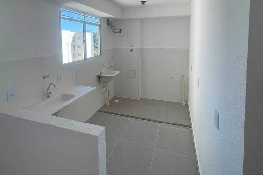 Cozinha de apartamento para alugar com 2 quartos, 42m² em Jardim Paraíso, Nova Iguaçu