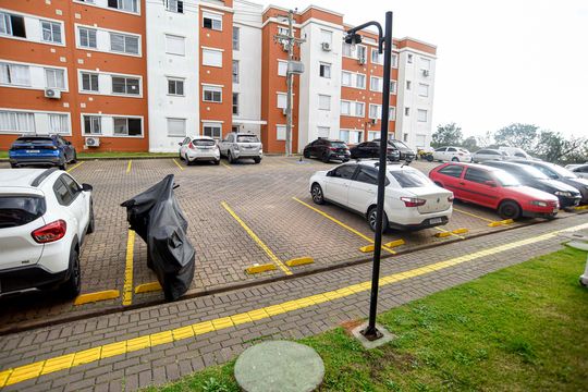 Vista da Cozinha de apartamento para alugar com 2 quartos, 54m² em Santa Isabel, Viamão
