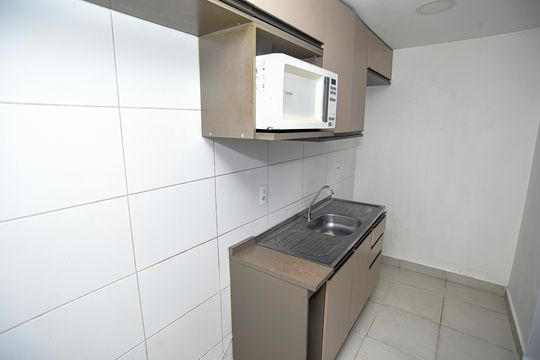 Cozinha de apartamento para alugar com 2 quartos, 54m² em Santa Isabel, Viamão