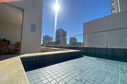 Área comum - Piscina de kitnet/studio para alugar com 1 quarto, 36m² em Presidente Altino, Osasco