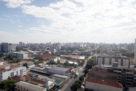 Área Comum - Rooftop Vista de apartamento para alugar com 1 quarto, 56m² em Santana, Porto Alegre