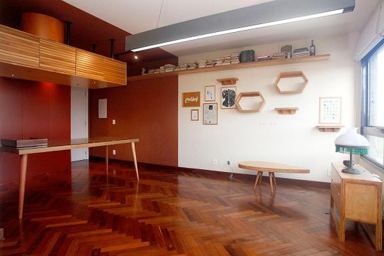 Sala de apartamento para alugar com 1 quarto, 56m² em Santana, Porto Alegre