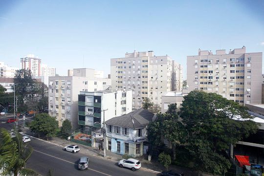 Quarto Suíte Vista de apartamento para alugar com 1 quarto, 56m² em Santana, Porto Alegre