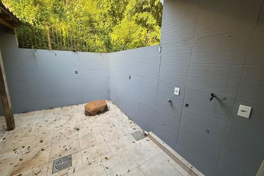 Área de serviço de casa para alugar com 2 quartos, 55m² em Loteamento Jardim Timbaúva, Gravataí