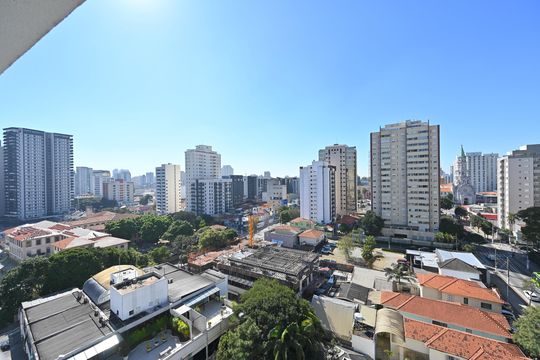 Vista da Varanda de kitnet/studio à venda com 1 quarto, 30m² em Vila Clementino, São Paulo