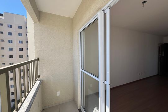 Varanda da Sala de apartamento para alugar com 2 quartos, 50m² em Tijuca, Belo Horizonte