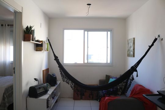 Sala de apartamento para alugar com 1 quarto, 25m² em Barra Funda, São Paulo