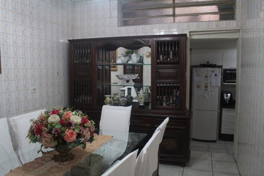 Sala de Jantar de casa para alugar com 3 quartos, 137m² em Barcelona, São Caetano do Sul