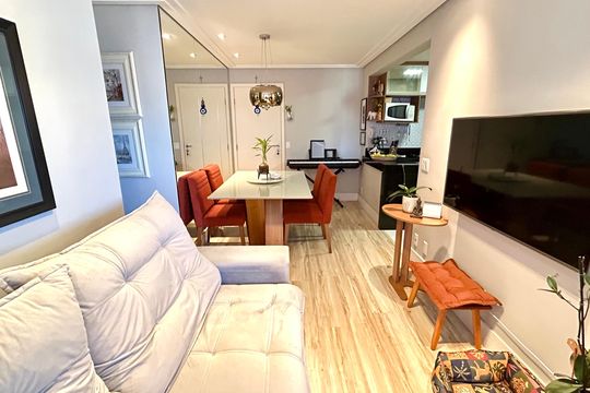 Sala de apartamento para alugar com 2 quartos, 59m² em Picanço, Guarulhos