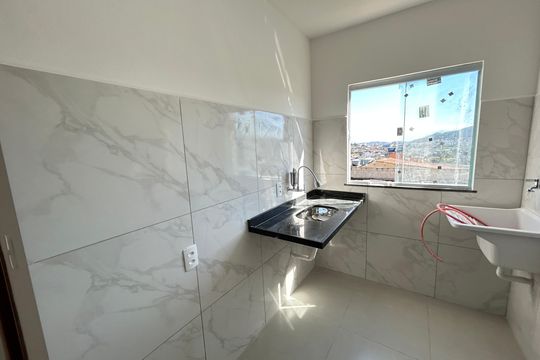 Cozinha de apartamento para alugar com 2 quartos, 50m² em Quintino Bocaiúva, Rio de Janeiro