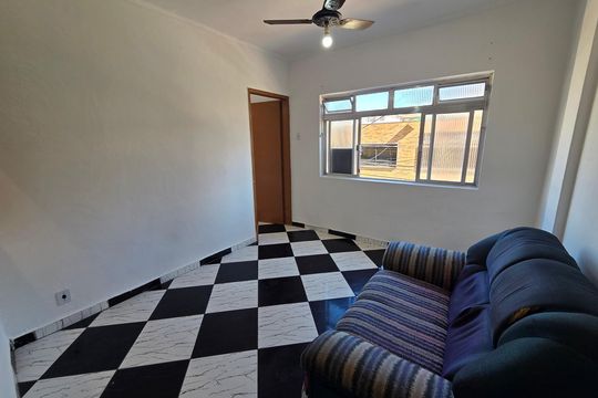 Sala de apartamento para alugar com 1 quarto, 40m² em Cidade Ocian, Praia Grande