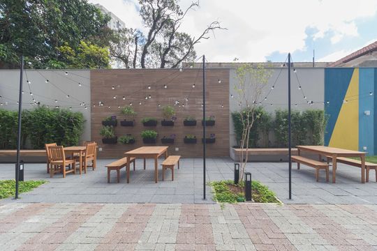 Área comum de kitnet/studio para alugar com 1 quarto, 28m² em Belenzinho, São Paulo