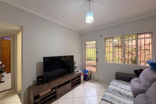 Sala de apartamento à venda com 2 quartos, 64m² em Vila Valparaíso, Santo André