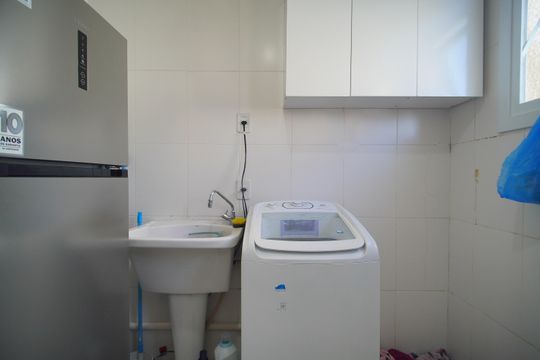Cozinha de apartamento para alugar com 2 quartos, 52m² em Liberdade, Novo Hamburgo