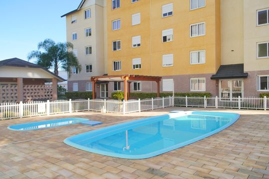 Área comum - Piscina de apartamento para alugar com 2 quartos, 52m² em Liberdade, Novo Hamburgo