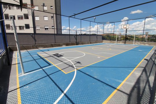Área comum - Quadra Esportiva de apartamento para alugar com 3 quartos, 62m² em Conjunto Residencial Flamboyant, São José dos Campos