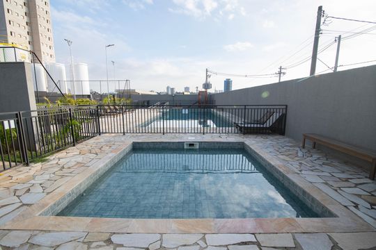 Área Comum - Piscina Infantil de apartamento para alugar com 2 quartos, 54m² em Jardim Campos Verdes, Hortolândia