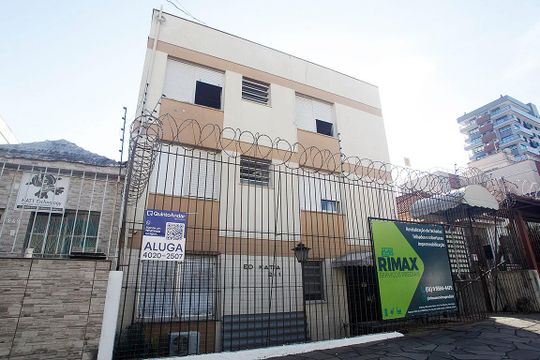 Fachada de apartamento para alugar com 1 quarto, 46m² em Menino Deus, Porto Alegre