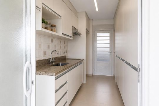 Cozinha de apartamento para alugar com 3 quartos, 105m² em Parque Campolim, Sorocaba