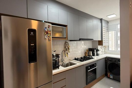 Cozinha de apartamento para alugar com 2 quartos, 39m² em Socorro, São Paulo