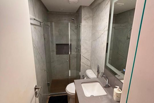 Banheiro de apartamento para alugar com 1 quarto, 72m² em Rio Vermelho, Salvador