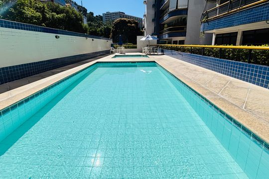 Área comum de apartamento à venda com 3 quartos, 106m² em Botafogo, Rio de Janeiro