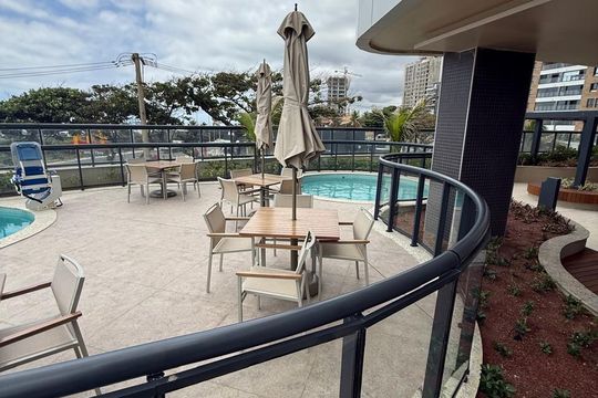 Piscina de kitnet/studio para alugar com 1 quarto, 39m² em Jaguaribe, Salvador