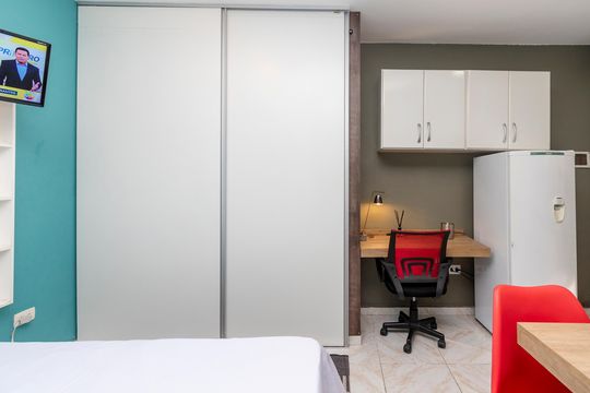 Studio de kitnet/studio para alugar com 1 quarto, 20m² em Santo Amaro, São Paulo