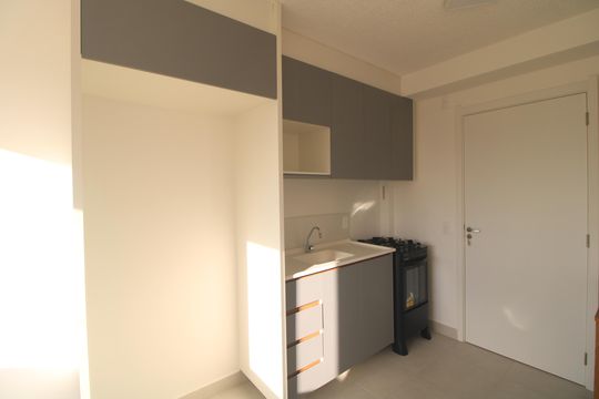 Cozinha de apartamento para alugar com 2 quartos, 33m² em Socorro, São Paulo