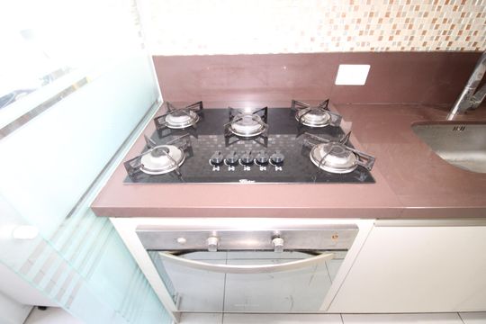 Cozinha de apartamento à venda com 2 quartos, 55m² em Parque Cruzeiro do Sul, São Paulo
