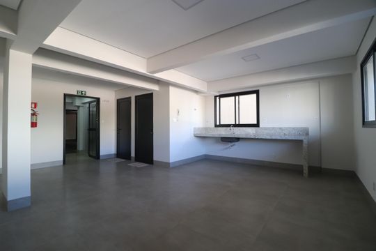 Área comum - Salão de festas de apartamento para alugar com 3 quartos, 82m² em Santa Mônica, Uberlândia