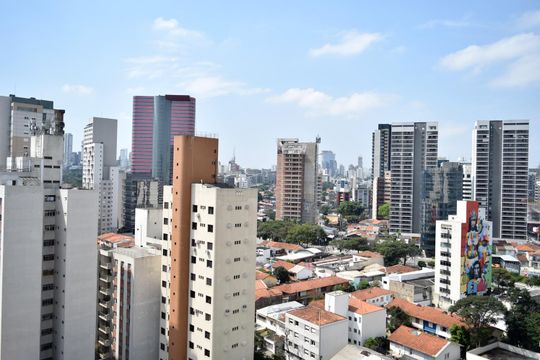 Vista Varanda de kitnet/studio para alugar com 1 quarto, 24m² em Pinheiros, São Paulo