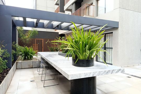 Área comum de kitnet/studio para alugar com 1 quarto, 24m² em Pinheiros, São Paulo