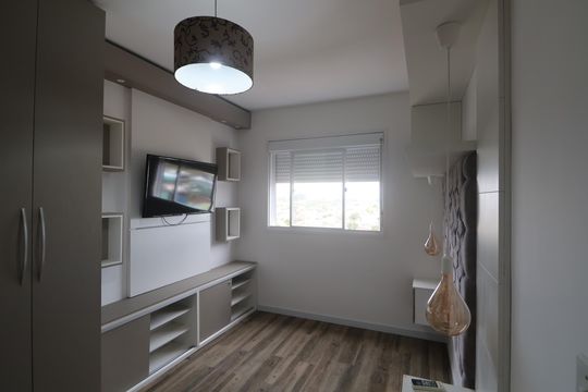 Quarto 1 de apartamento à venda com 2 quartos, 56m² em Fátima, Canoas