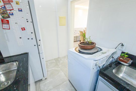 Cozinha de apartamento para alugar com 2 quartos, 65m² em Candelária, Belo Horizonte